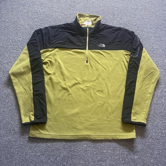 The North Face Olive TKA Fleece Size M - Picture 1 of 5